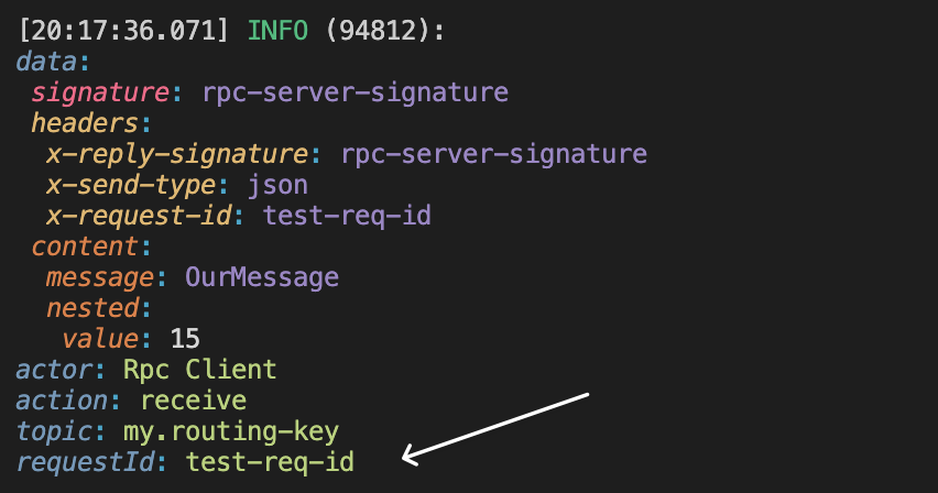 custom request tracer example
